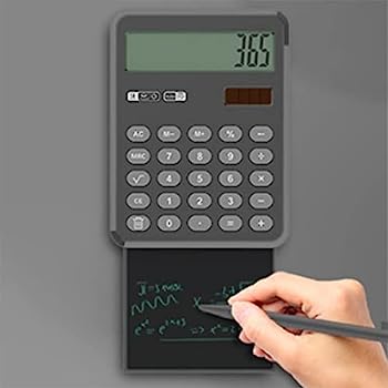【中古】オフィスおよびホームスタイル電卓、デスク電卓、手書きボード電卓引き出し式12ソーラー電卓デュアル電源コンパクトポータブル大画面電卓 (C、ワ