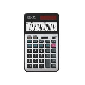 【中古】シャープ SHARP 実務電卓 12桁 ナイスサイズタイプ EL-N942-X 1台 生活用品 インテリア 雑貨 文具 オフィス用品 電卓 top1-ds-971095-sd5-ah [独