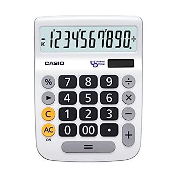 【中古】（まとめ）カシオ ユニバーサルデザイン電卓 10桁デスクタイプ DU-10A-N 1台【×3セット】