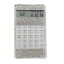 【中古】標準電卓 サウンドとカレンダーアラーム時間オフィス電卓とダイヤモンドの声多機能電卓クリエイティブ デスクトップ電卓 (色 : White, Size : 19