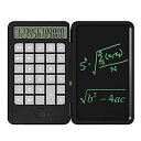 【中古】デスクトップ学生電卓、ライティングテーブル付き12桁電卓6.5インチLCDディスプレイライティングボード電卓(A)