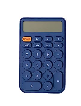 【中古】desk calculatorです かわいいミニ多機能ポータブル関数電卓 学生の会計に適しています (Color : Blue, Size : 5.6inch) (Color : Blue)