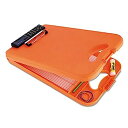 【中古】Saunders 00543 デスクメイト II 電卓付き 1/2インチ クリップキャップ 8 1/2 X 12枚 高視認性 オレンジ(3)