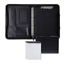 【中古】A4 クリップ ファイル クリップボード多機能バインダー PU革 レザー調 二つ折り 高級 ビジネスバッグ 事務用品 入職プレゼント ギフト (Colo...