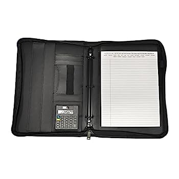 【中古】クリップボードフォルダ A4ルーズリーフバインダー 多機能フォルダー データホルダー 電卓付き..