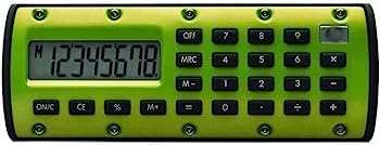 Desktop Calculator Cute Calculator Portable Calculator 8-Digit Display Calculator with Magnet for School Students Precise (Color : Gree