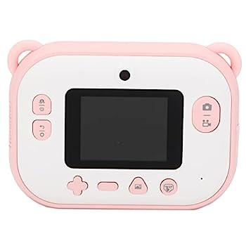 【中古】2.4インチ子供用デジタルカメラ、ワンクリック印刷インスタントフォトミニカメラ、屋外用1200W + 1200Wデュアルカメラミニビデオカメラ、子供向