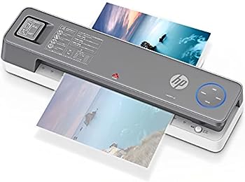 【中古】HP ラミネーター 本体 (名刺サイズ / A4 / A3 対応) ウォームアップ約3分 簡単操作 静音仕様 (軽量/コンパクト) 100-150ミクロンフィルム対応 (