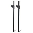 【中古】【未使用未開封】Sound Town サブウーファースピーカーポール 高さ調節可能 M20スレッド 2個パック(2)