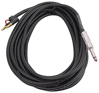 【中古】Rockville RCXBN20 20フィート 1/4インチ TS - バナナスピーカーケーブル 16ゲージ 100%銅