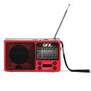 【中古】【未使用未開封】QFX R-37 6バンド(AM FM SW1-SW4) Bluetooth LED懐中電灯ソーラーラジオ(2021モデル)