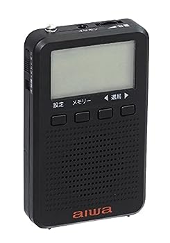 【中古】aiwa(アイワ) デジタルポケットラジオ ブラック AR-DP35B ［AM/FM/ワイドFM対応］