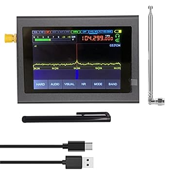 【中古】Malachite DSP SDR ラジオレシーバー ソフトウェア定義ラジオ 50KHz-200MHz FM AM LSB USB短波バンドラジオ 3.5インチタッチIPSディスプレイ