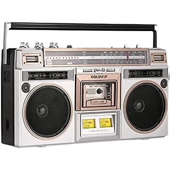 【中古】【未使用未開封】カセット ラジオ プレーヤー、レトロ レコーダー、ポータブル ハイファイ AM/FM ウォークマン、Bluetooth プレーヤー、カセットを USB/SD に変換