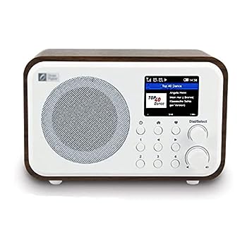 【中古】PWV 時計ラジオ、ポータブルラジオBluetoothラジオインターネットラジオプチコンパクトデュアルアラームモード、デジタルFMラジオ8時間バッテリ