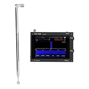 【中古】ワイヤレスレシーバー、SDRレシーバーワイヤレスラジオ3.5インチタッチスクリーン登録済み50KHz?2GHz超薄型+アンテナ