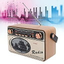 【中古】【未使用未開封】ポータブル短波ラジオ、FM/AM/SW 3バンドラジオポータブルUSB充電Bluetoothラジオ（Uディスクメモリカード用）