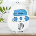 【中古】【未使用未開封】シャワーラジオ FM/AM 防水ラジオ ポータブルラジオ ハンギング ミニ 防塵防水/コンパクト 電池式 風呂 浴室用 スピーカー