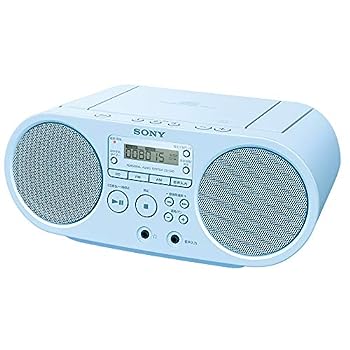 【中古】ソニー CDラジオ ZS-S40 : FM/AM/ワイドFM対応 ブルー ZS-S40 L