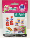 【中古】MiWorld Collector Pack Sweet Factory Candy Set 6 Piece Collector Pack [2 Gum Ball machines, 3 Candy Jars & 1 Candy