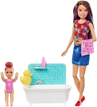 yÁzBarbie Skipper Babysitters Inc. Bathtime Playset