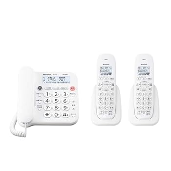 【中古】【純正品】 シャープ(SHARP) シンプル コードレス 電話機 見やすい液晶 迷惑電話防止機能付 パーソナルタイプ 子機2台 ホワイト系 JD-G33CW 【中古】【純正品】 シャープ(SHARP) シンプル コードレス 電話機 見やすい液晶 迷惑電話防止機能付 パーソナルタイプ 子機2台 ホワイト系 JD-G33CW