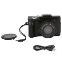 【中古】1080P ビデオ、180 度フリップ スクリーン、16X デジタル ズームを備えた 16MP HD デジタル カメラ ビデオカメラ(2)