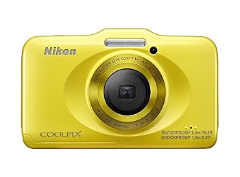 UNIDEN - 【中古】Nikon デジタルカメラ COOLPIX S31 防水5m 耐衝撃1.2m イエロー S31YW