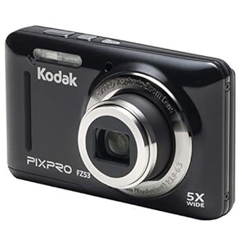 【中古】Kodak PIXPRO Friendly Zoom FZ53 16 MP Digital Camera with 5X Optical Zoom and 2.7 LCD Screen (Black) by Kodak 【中古】Kodak PIXPRO Friendly Zoom FZ53 16 MP Digital Camera with 5X Optical Zoom and 2.7 LCD Screen (Black) by Kodak
