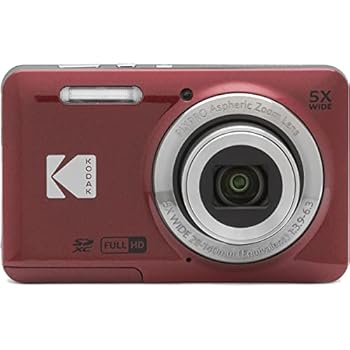 【中古】KODAK (コダック) PIXPRO 使いやすい ズーム FZ55-RD 16MP デジタ ...
