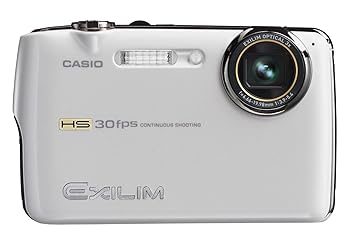 【中古】CASIO デジタルカメラ HI-SPEED EXILIM EX-FS10 ホワイト EX-FS10WE