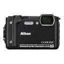 【中古】【整備済み品】 Nikon デジタルカメラ COOLPIX W300 BK クールピクス 1605万画素 ブラック 防水 耐寒 防塵 (整備済み品)