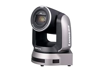 【中古】ルーメン PTZ カメラ ブラック 4K UHD解像度 光学30倍 デジタルズーム 12倍 集計ライト内蔵 PoE対応 NDI/HXネットワークフォーマット対応 1/1.8