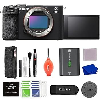 【中古】Sony Alpha 7C II フルフレーム 交換可能レンズカメラ (ブラック) 高度なアクセサリー付き | Sony a7c ii