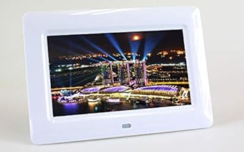 【中古】ドリームメーカー デジタルフォトフレーム「SP-070EL」ホワイト（白）