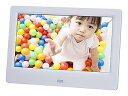 【中古】グリーンハウス デジタルフォトフレーム 7型ワイド 液晶搭載 GH-DF7U-WH ホワイト