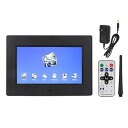 【中古】デジタルフォトフレーム デジタル額縁 wifi usb充電式 LCDデジタル 800x480 タッチパネル 写真 ビデオ 自動回転 動画再生 最大32GB 7インチ 遠隔