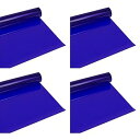 【中古】Selens ブルーカラー補正ジェル 16x20インチ 4ピース 1/4 CTB カラー照明フィルターシート 800W レッドヘッドライト ストロボ懐中電灯 フォトス