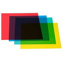 【中古】12"x 12" / 30x30cm色補正ゲルのセットビデオライトスタジオフラッシュストロボのための4色ゲルフィルターフィルムを設定