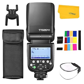 【中古】GODOX TT685II-F TT685FII カメラ ストロボ フラッシュ TTL HSS 1/8000s 2.4G 無線 伝送 スピードライトフラッシュ富士カメラに対応
