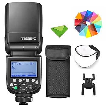 【中古】【Godox正規代理店】Godox TT685II-S TTL カメラ フラッシュス ピードライトSony 適用, 2.4G ワイヤレスXシステム HSS 1/8000S高速同期 クリップ