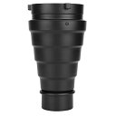 【中古】ハニカムグリッドアクセサリー付きスヌートキット プラスチック製 255g 円錐形状 光線の範囲を制限 暗い影を作成 スヌートストロボフラッシュラ