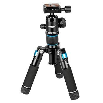 【中古】Koolehaodaポータブルミニ三脚、高さ51 cm、アルミニウム合金卓上三脚+ 360度ボールヘッドとバッグ、一眼レフカメラやビデオカメラに適していま