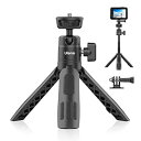 【中古】Ulanzi M12 ミニ三脚 カメラ三脚 3段伸縮 自撮り棒 卓上三脚 Gopro用マウント付き 360度回転 自由雲台 1/4ネジ穴 持ち運び便利 ...