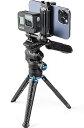 【中古】SLIK スマートフォン三脚 SMOOTH VIDEO (スムースビデオ) 動画用ハンドグリップ搭載 回転式スマホホルダー スマホ/カメラ/アクションカ...