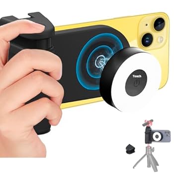【中古】HAFOKO マグネット式スマートフォンキャップグリップ カメラ本体とライト 携帯電話 シャッター カメラ グリップ三脚マウント w 1/4 "冷たい靴取 【中古】HAFOKO マグネット式スマートフォンキャップグリップ カメラ本体とライト 携帯電話 シャッター カメラ グリップ三脚マウント w 1/4 "冷たい靴取