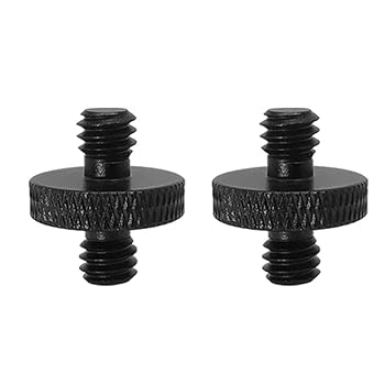 【中古】カメラネジ 1/4 撮影用ネジ 2個セット 汎用 1/4"オス-1/4"オス ダブルヘッドスタッド カメラネジ ダブルヘッドスタッド アルミニウム合金 多用途