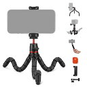 【中古】NEEWER スマホ三脚 三脚スタンド フレキシブル三脚 くねくね三脚 カメラ三脚 ミニ三脚 卓上三脚 リモコン/アクションカメラマウントアダプター/