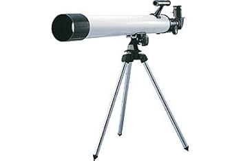 【中古】天体望遠鏡 卓上三脚付50倍 TS-70