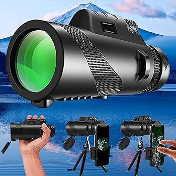 【中古】【40x60高倍率】単眼鏡 望遠鏡 【 ライブ 専用10倍】双眼鏡 より軽量 長時間の使用でも疲れにくい ウルトラクリア スマホ撮影 スタースコープ 広